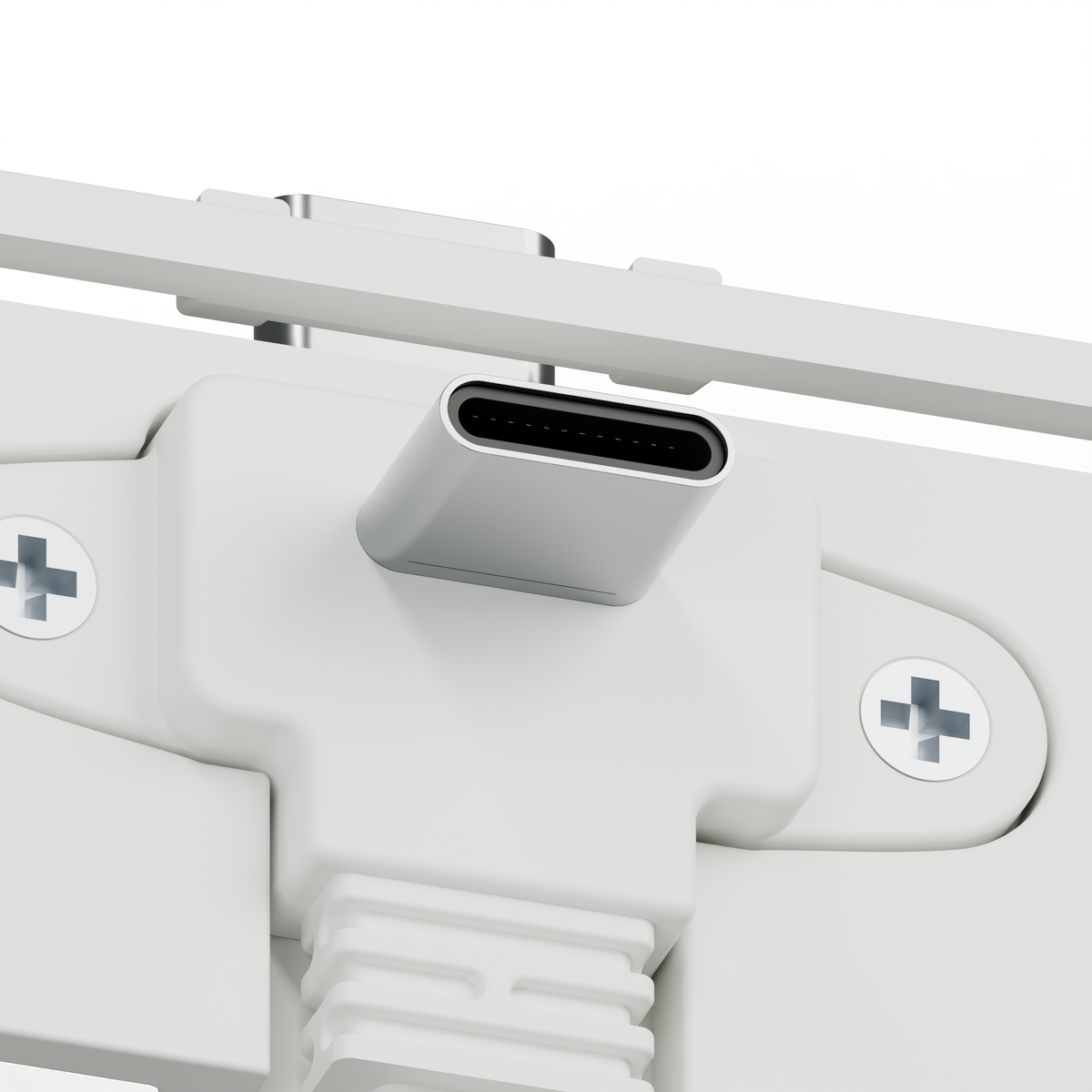 Close-up of the Puck 2 USB-C Mount connector