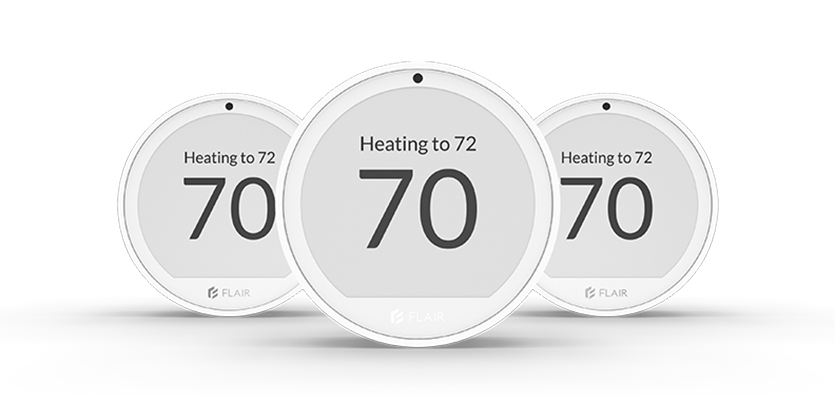 3 Flair Pucks next to each other